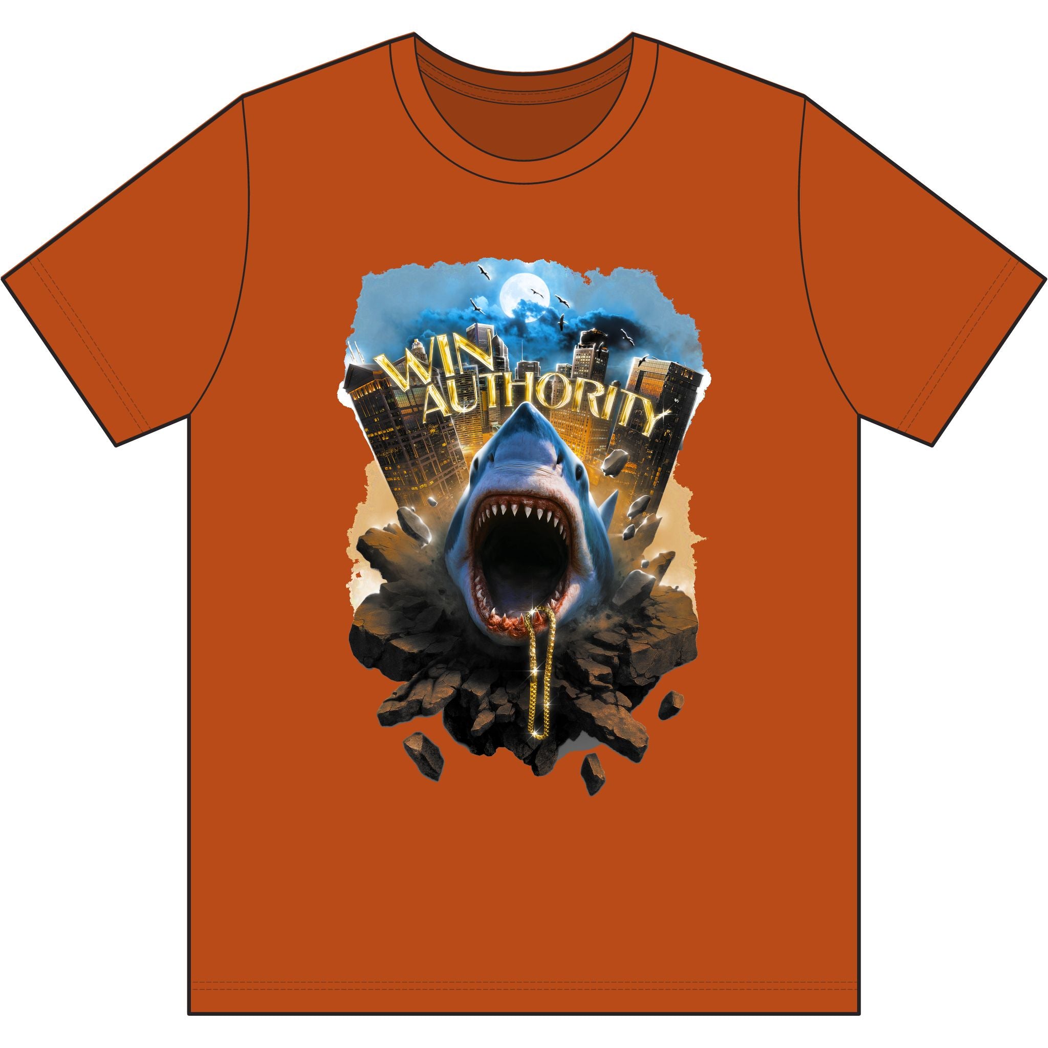 Win Or Lose 350 — Shark Authority Tee