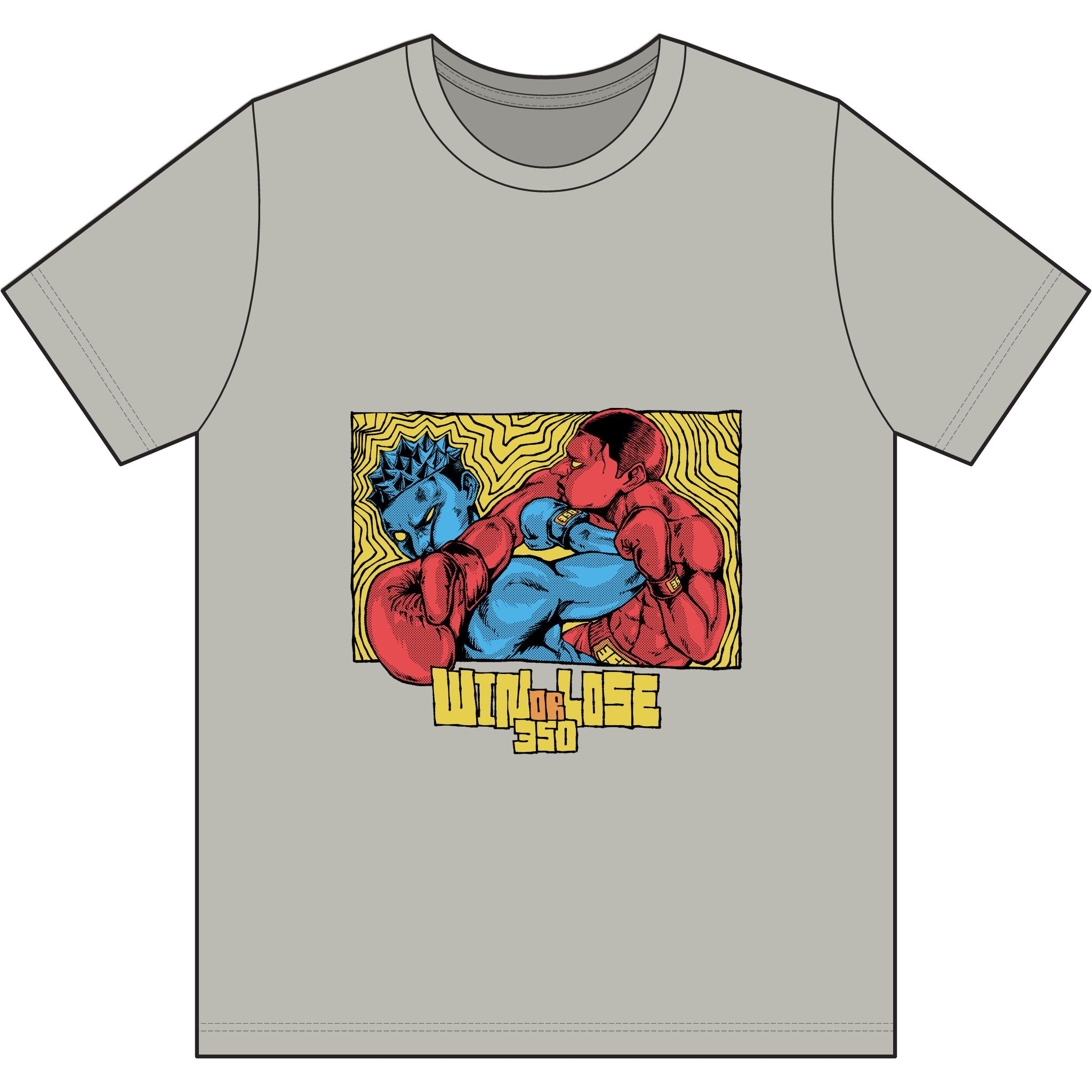 Win Or Lose 350 — Blue Strive Tee Boxing Shirt