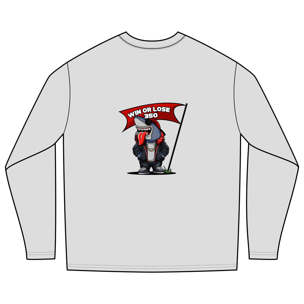 Win Or Lose 350 — Shark Rider Long Sleeve
