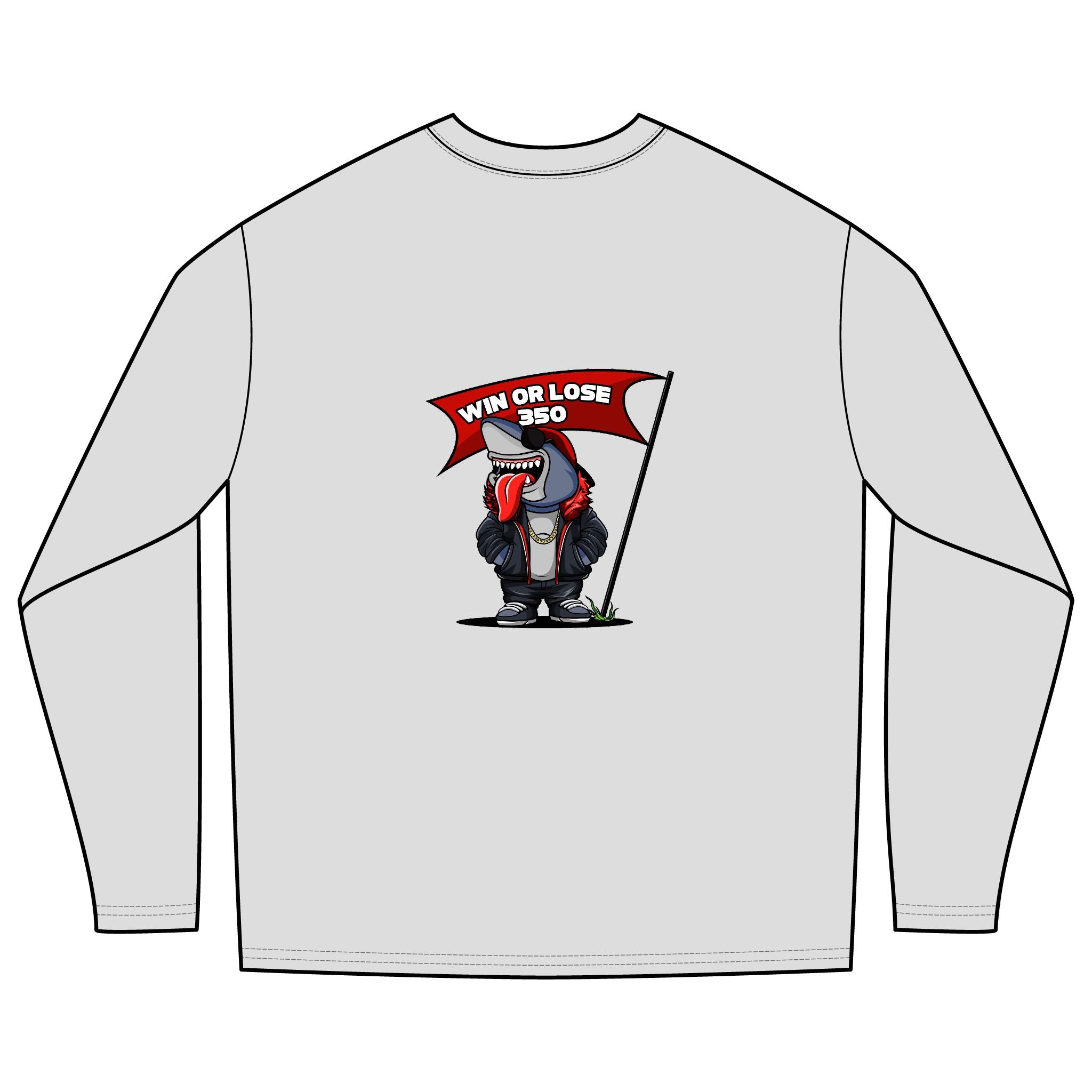 Win Or Lose 350 — Shark Rider Long Sleeve